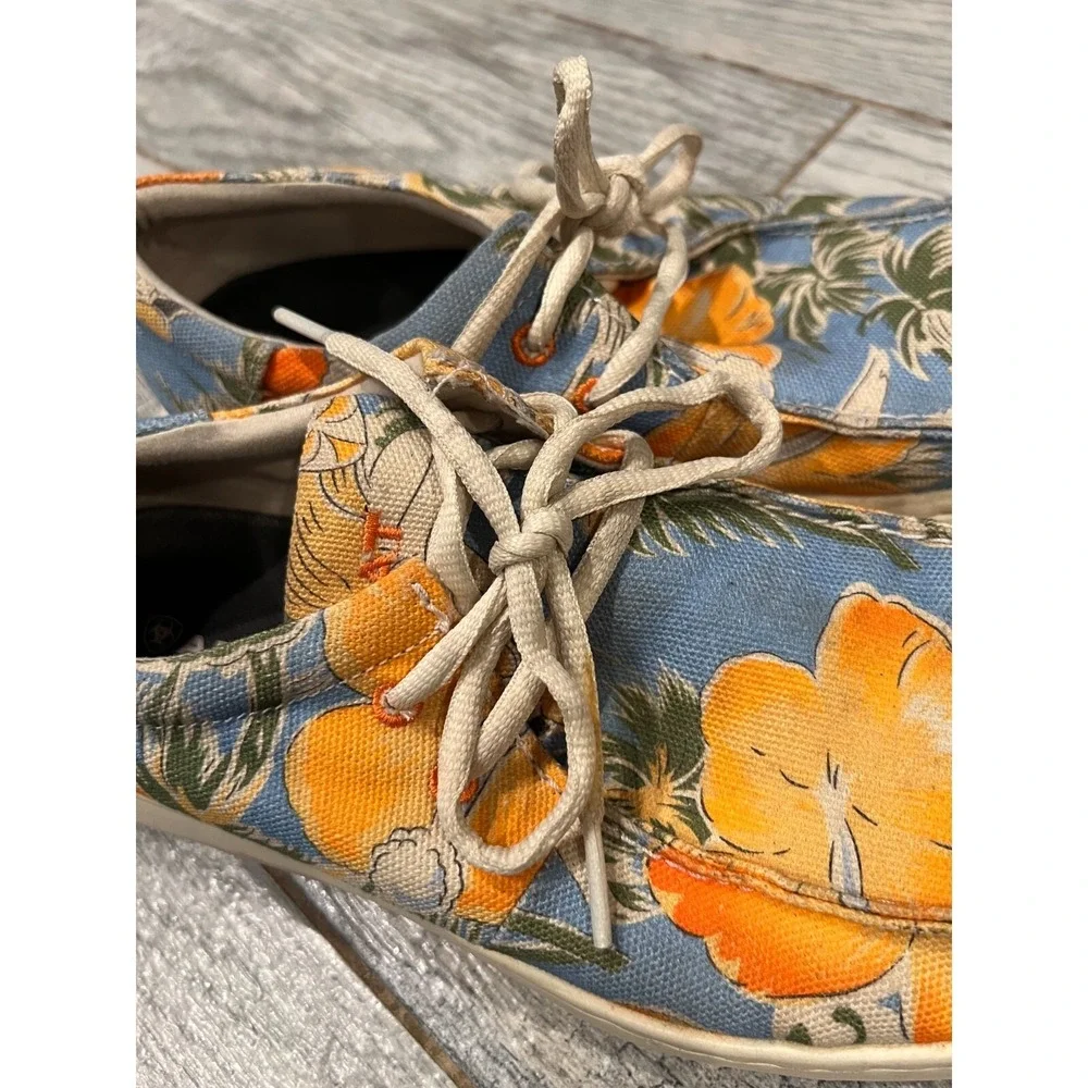Ariat Cruiser Shoes Mens 7.5 Sneaker Tropical Floral Canvas‎ Slip On 10035814